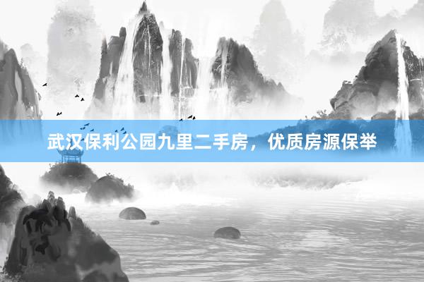 武汉保利公园九里二手房，优质房源保举